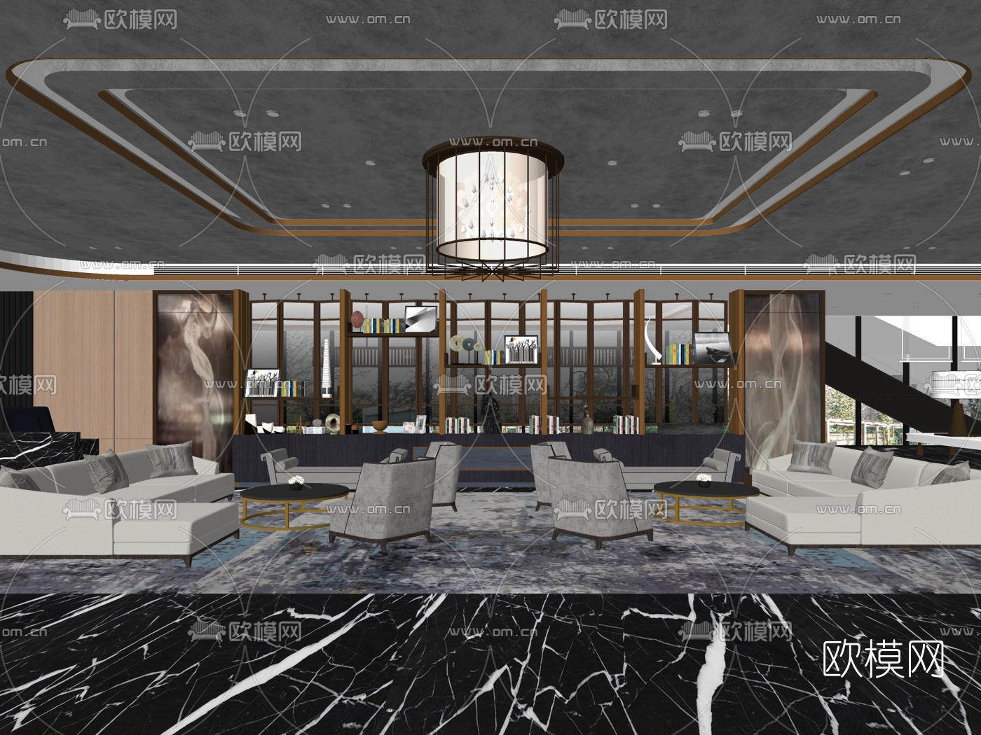 CL3思联建筑设计 珠海仁恒洲际酒店su模型