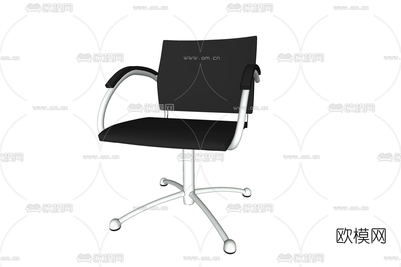 现代单椅免费su模型下载