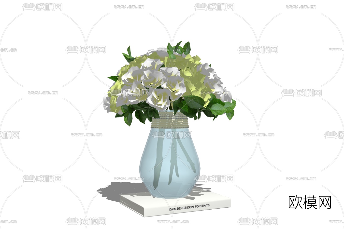 现代装饰品免费su模型下载