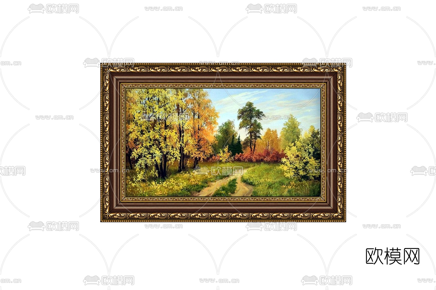 欧式装饰画免费su模型下载