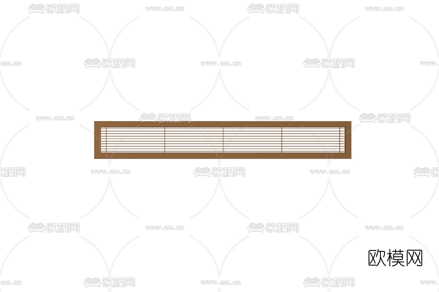 现代出风口格栅免费su模型下载