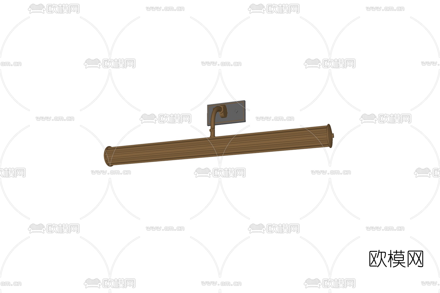 中式金属壁灯免费su模型下载