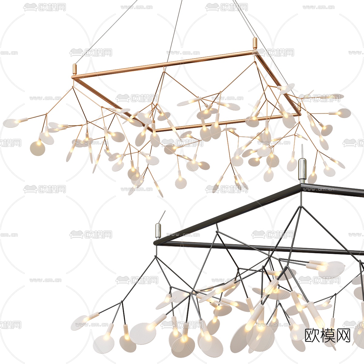 Moooi 枝形装饰灯3d模型下载