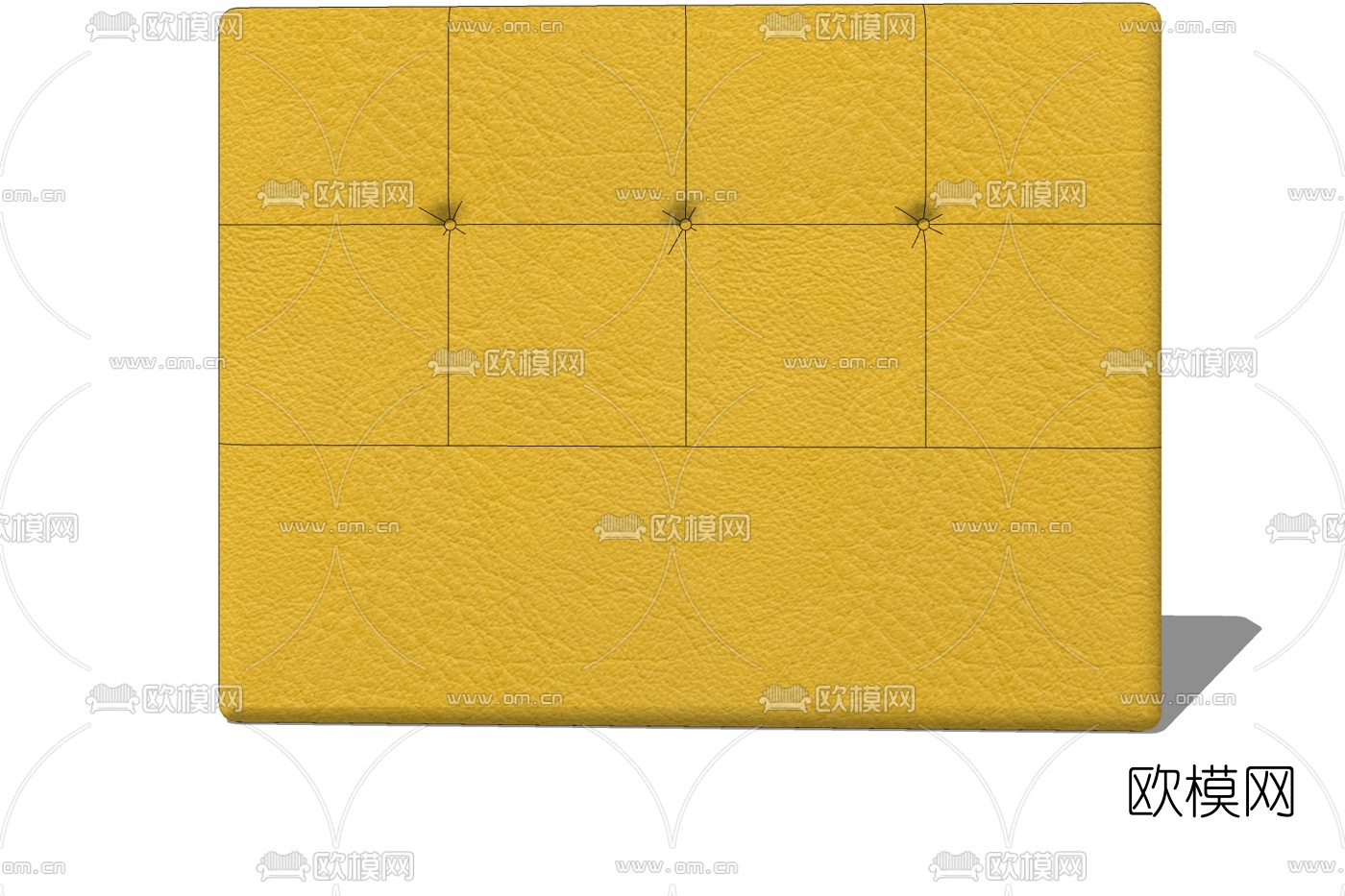 现代布艺软包免费su模型下载