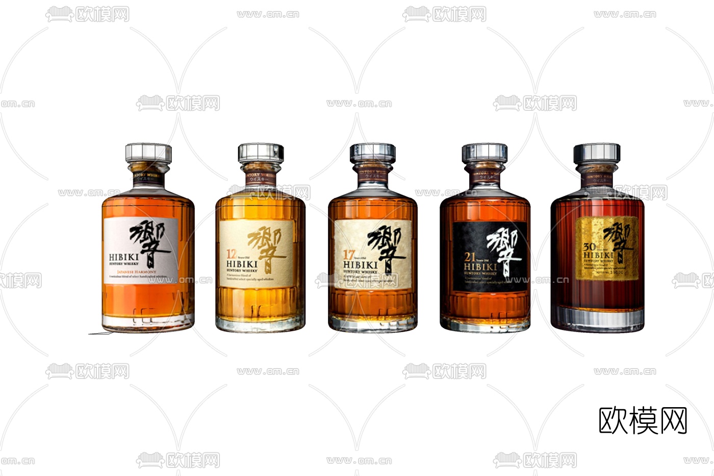 现代洋酒酒水免费su模型下载