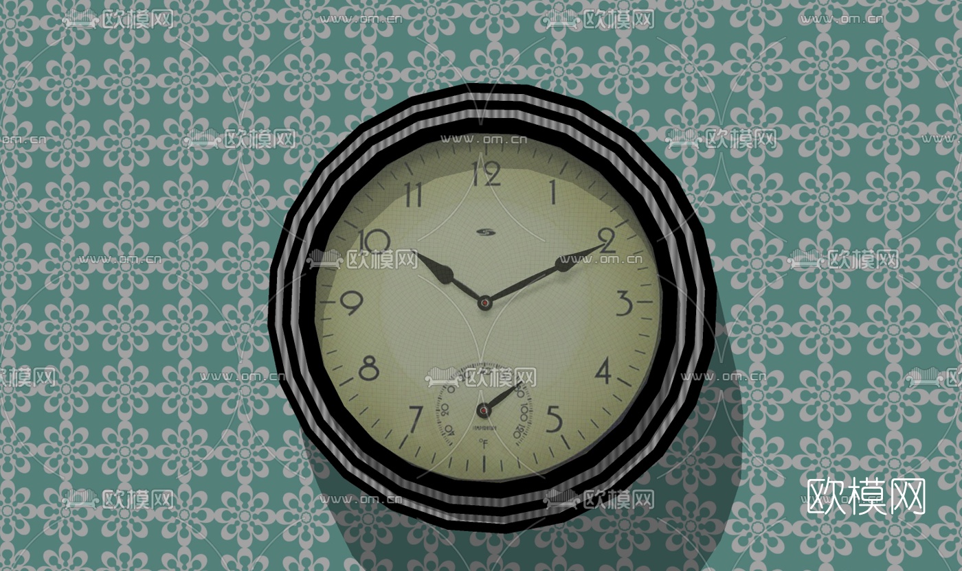 现代挂钟免费su模型