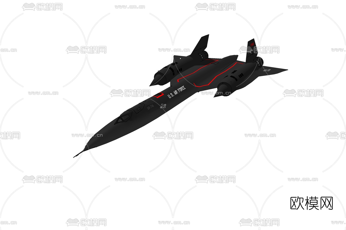 现代战斗机免费su模型下载