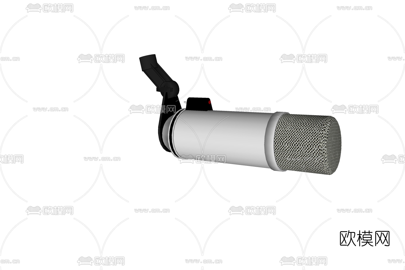现代麦克风免费su模型下载