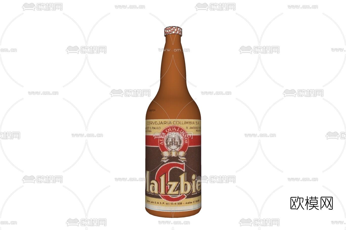 欧式啤酒酒水免费su模型下载