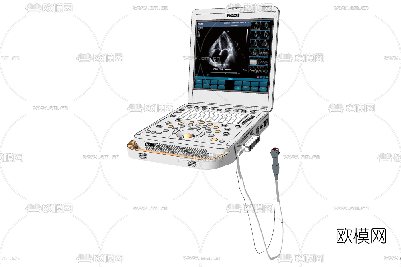 现代医疗设备免费su模型下载