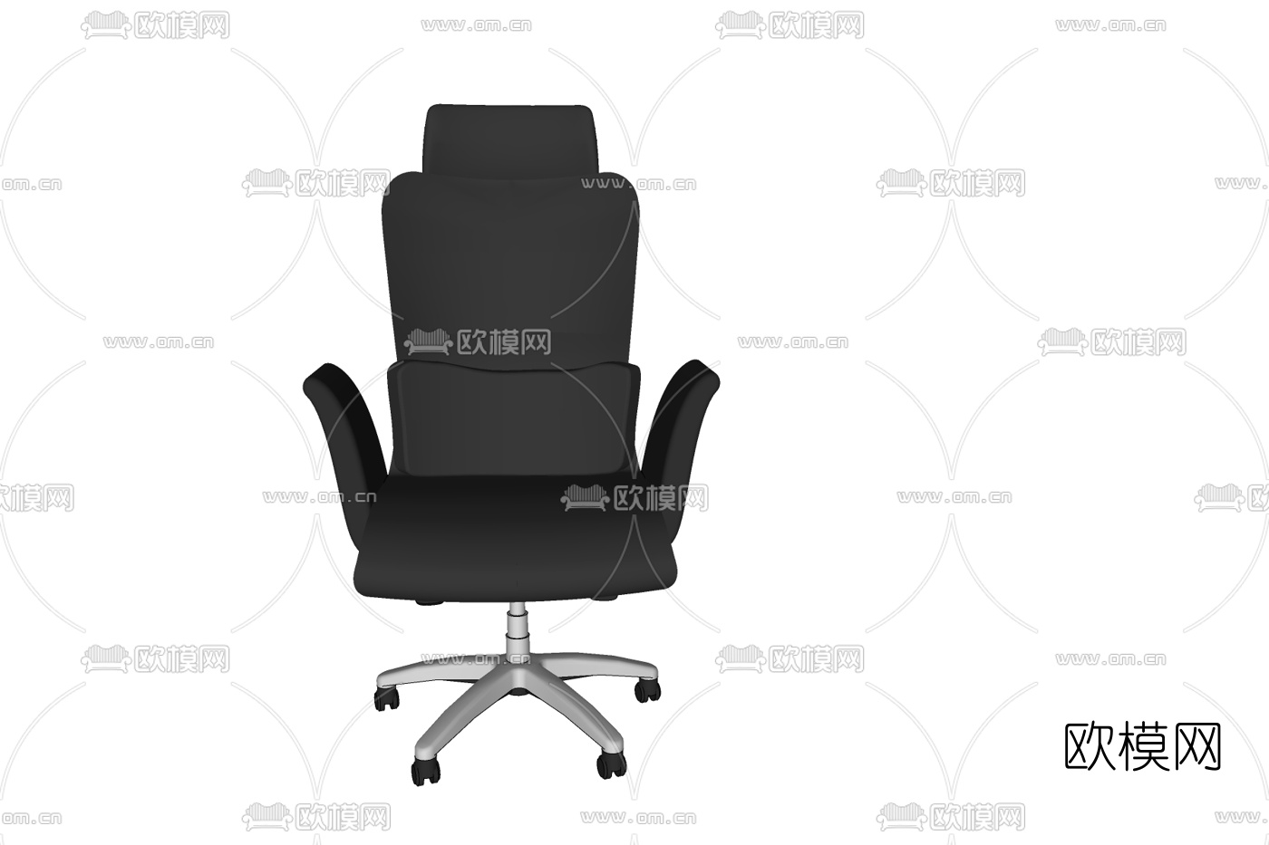 现代旋转办公椅免费su模型下载