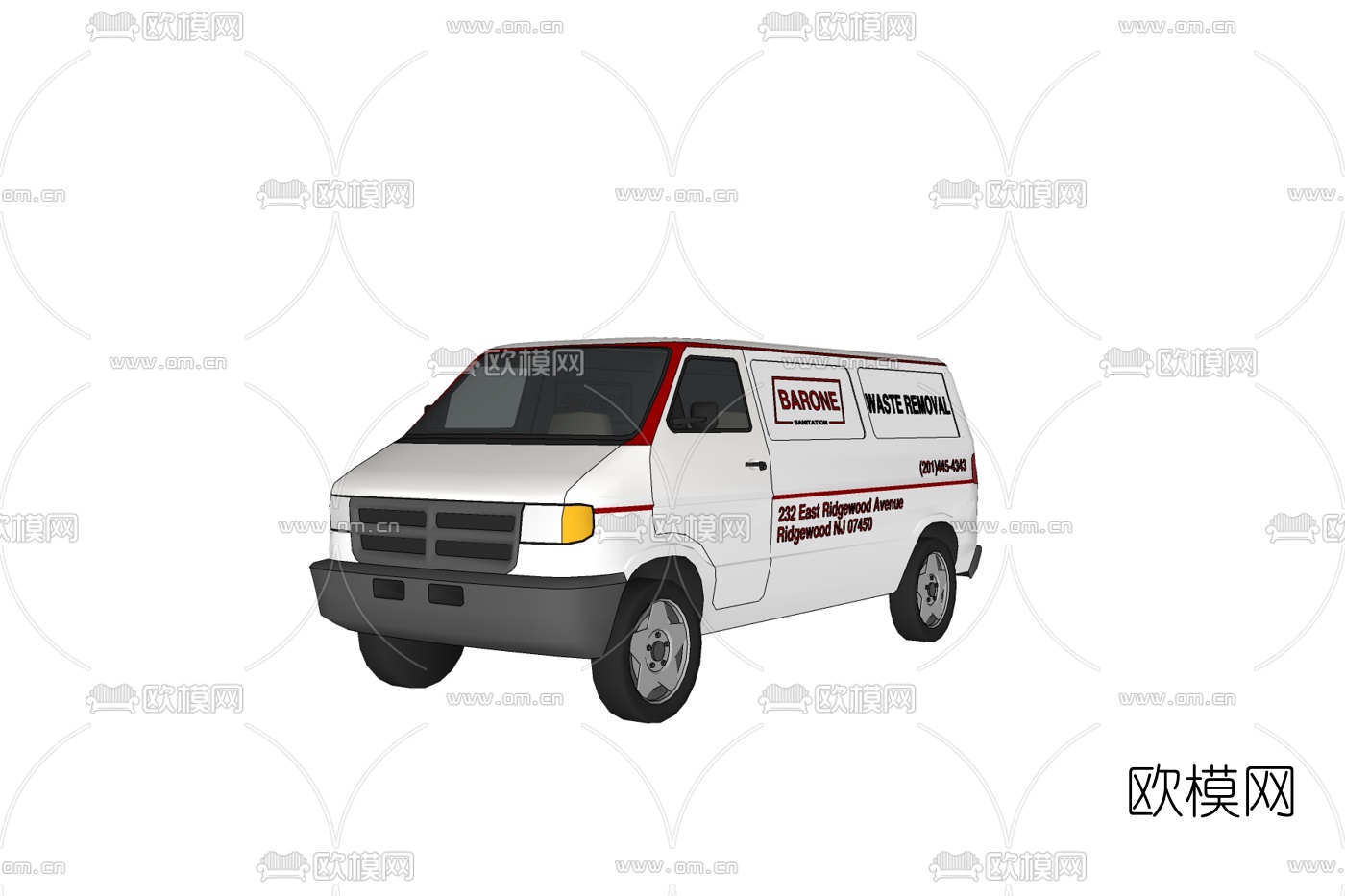 现代面包车免费su模型下载