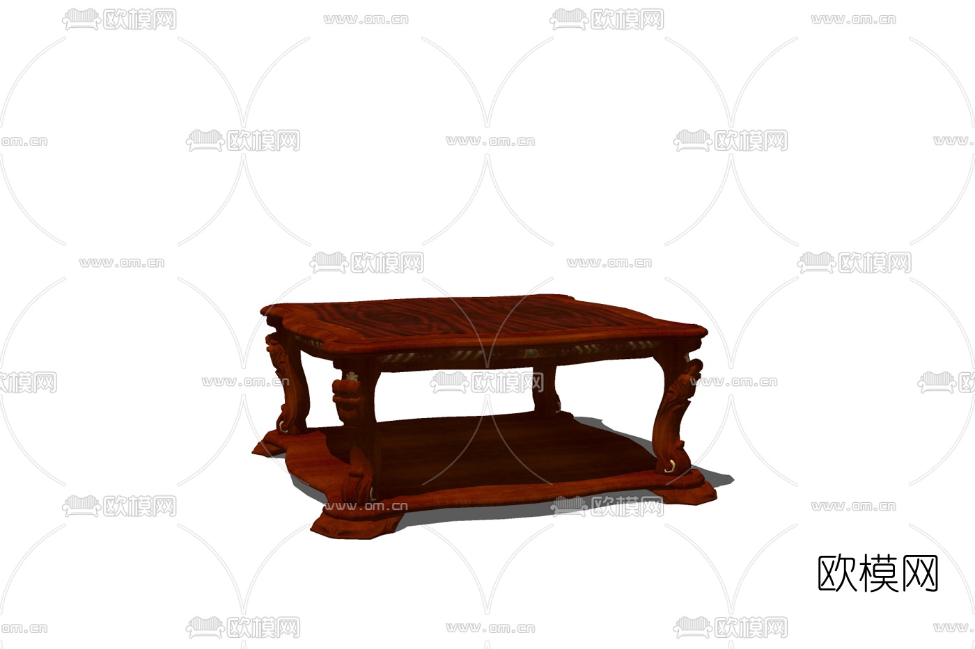 欧式茶几免费su模型下载