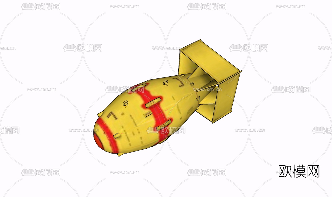 现代导弹免费su模型下载