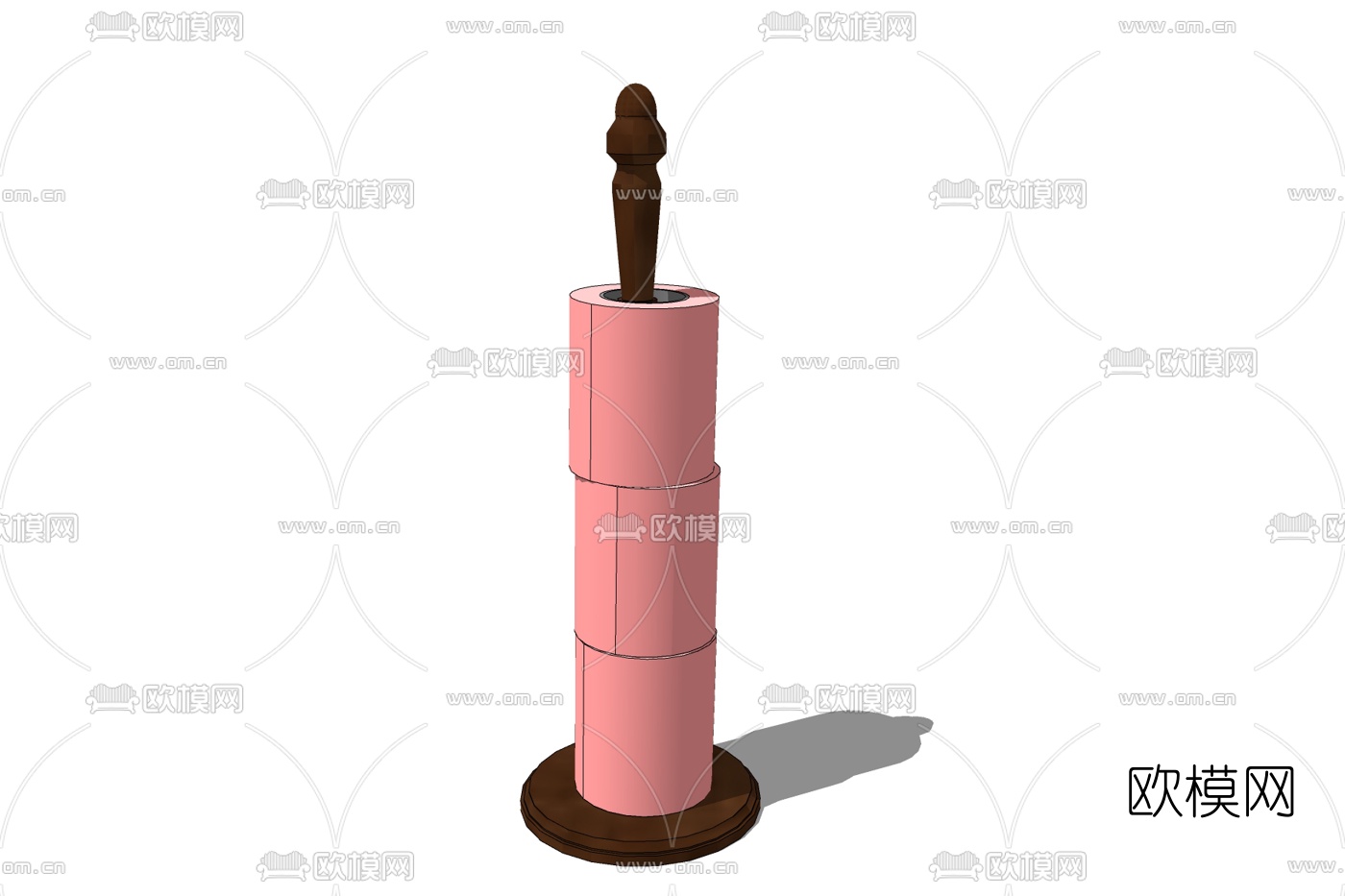 现代卫浴用品免费su模型下载