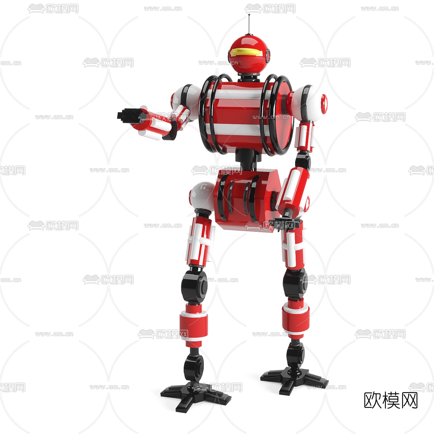 现代机器人3d模型