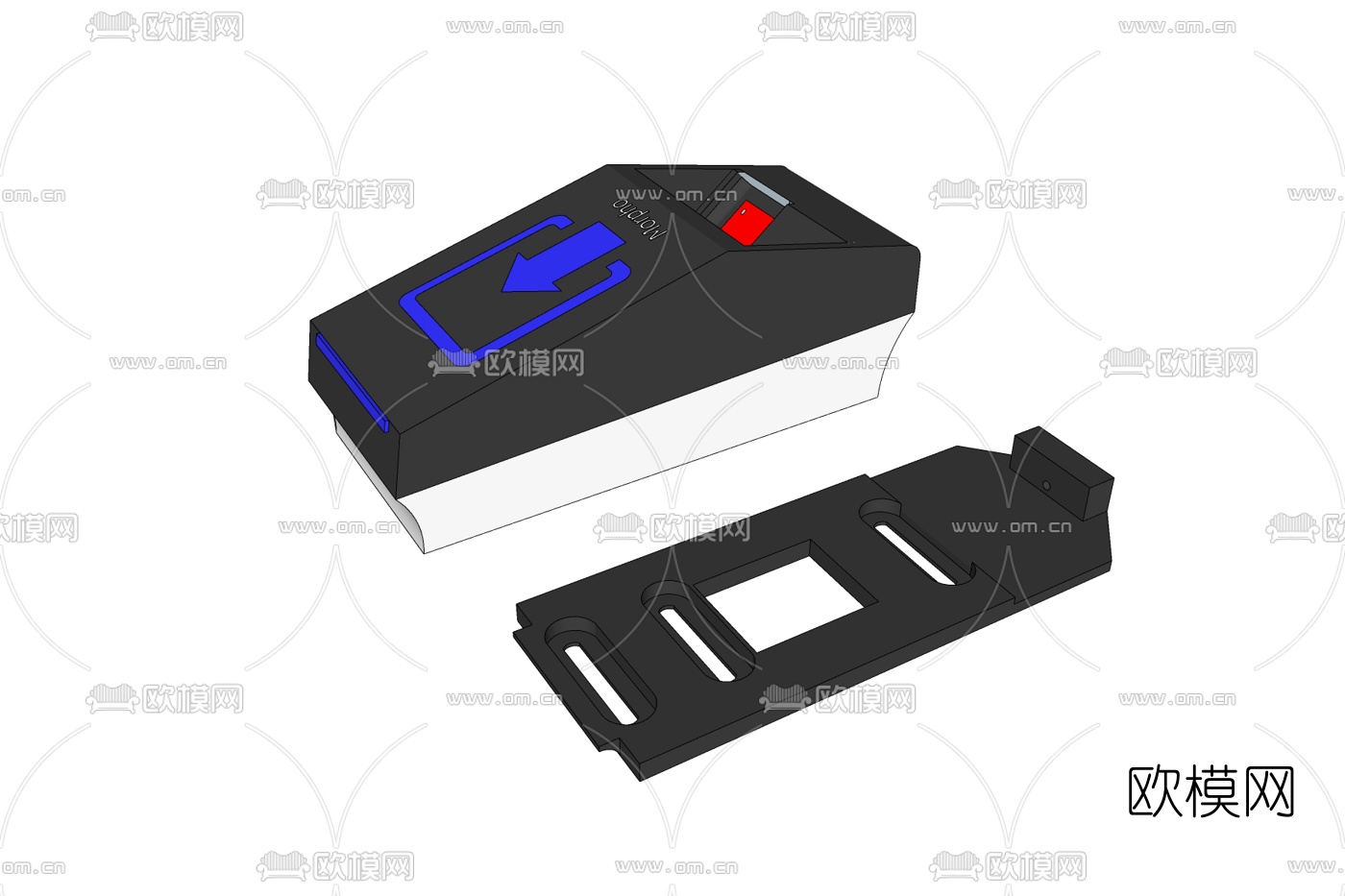 现代打卡机免费su模型下载