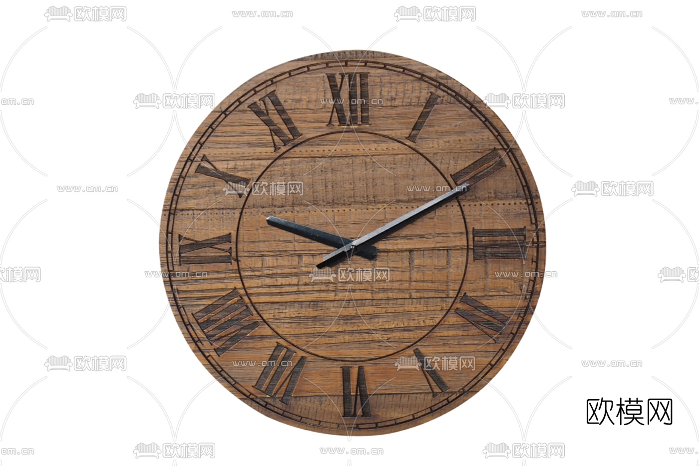 现代挂钟免费su模型下载