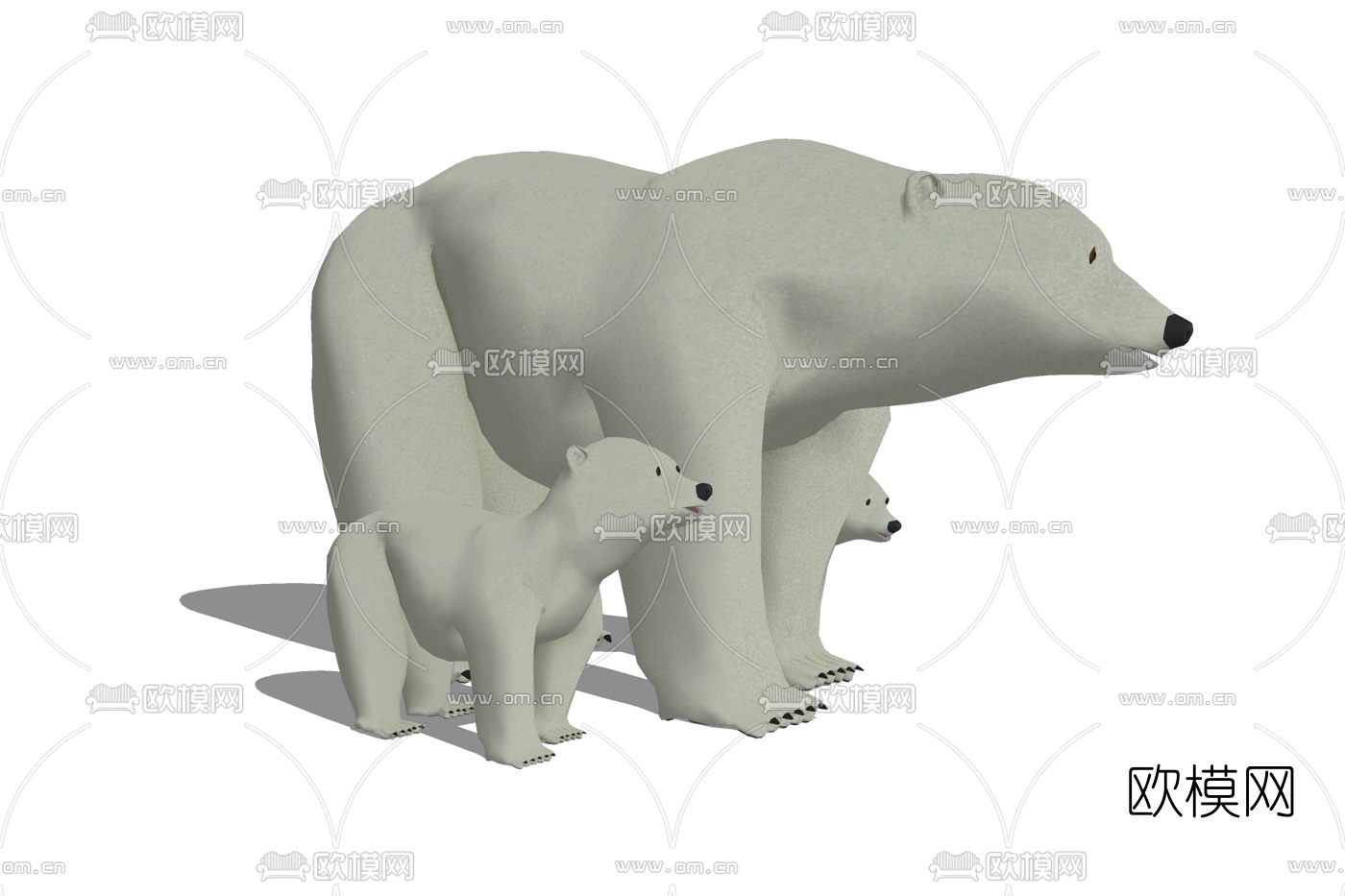 现代北极熊免费su模型下载