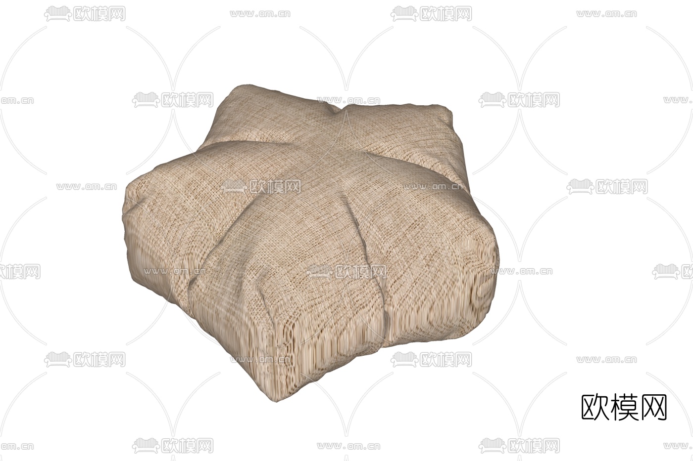 现代布艺懒人沙发免费su模型下载