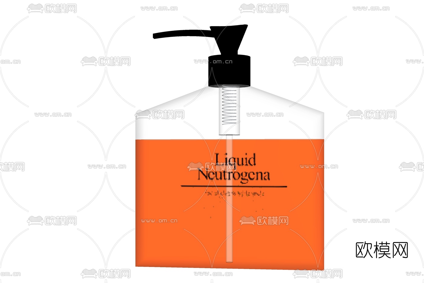 现代洗手液免费su模型下载