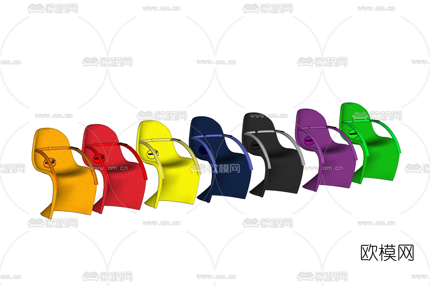 现代单椅免费su模型下载