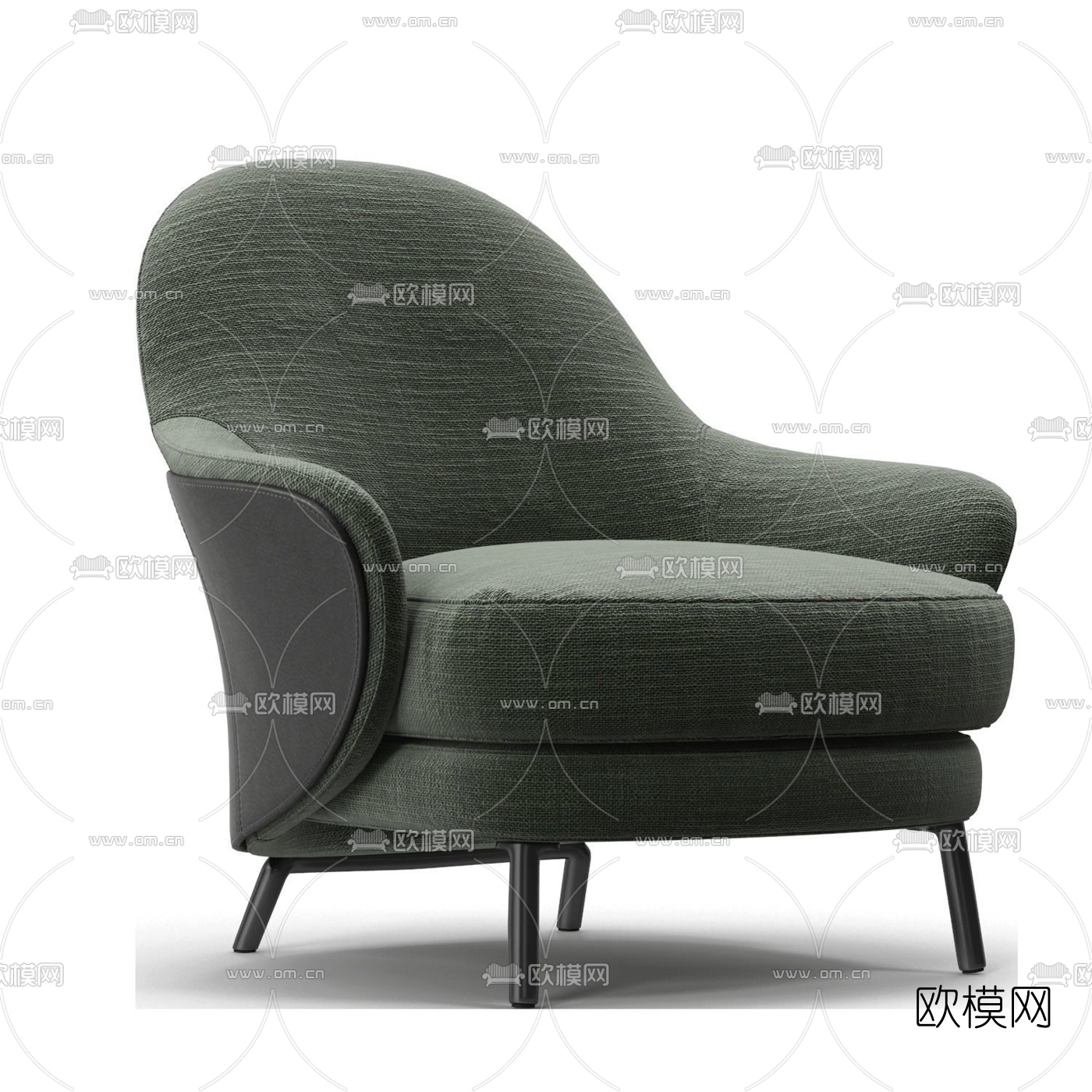 现代休闲躺椅3d模型下载（渲染图6）