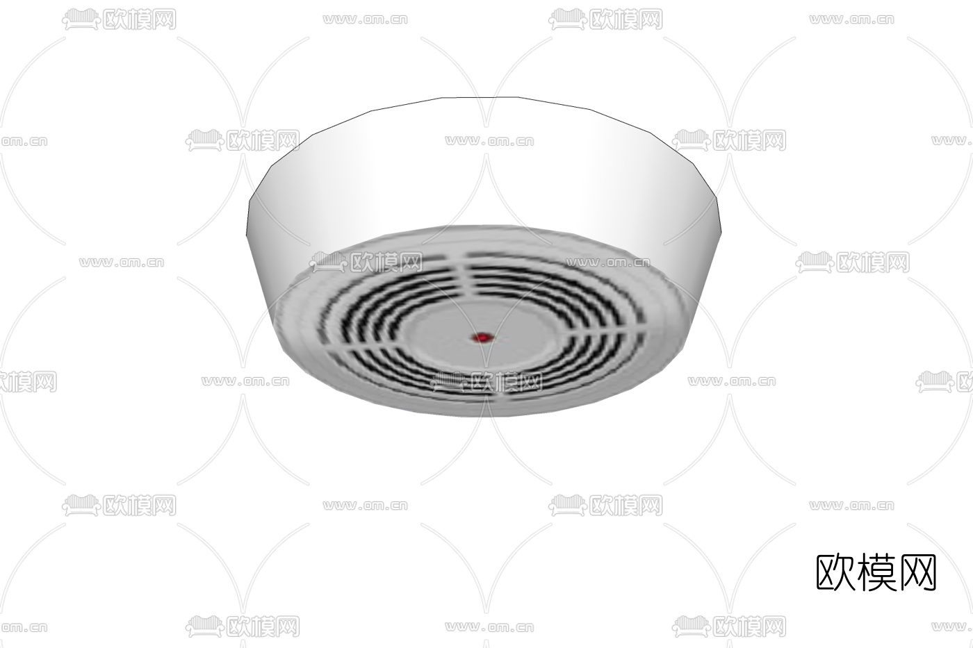 现代烟雾报警器免费su模型下载