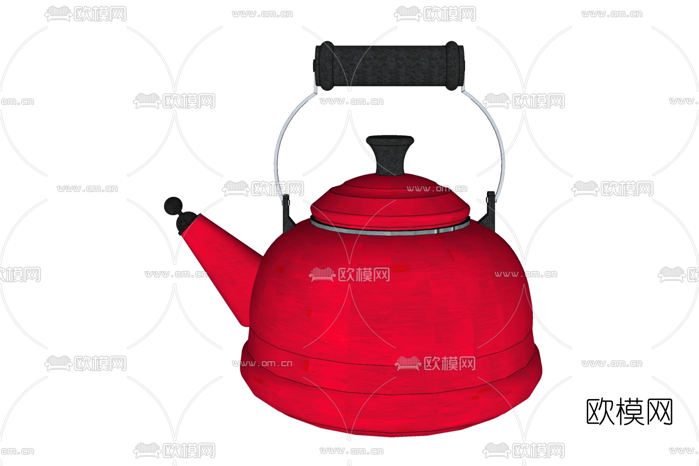 现代热水壶免费su模型下载