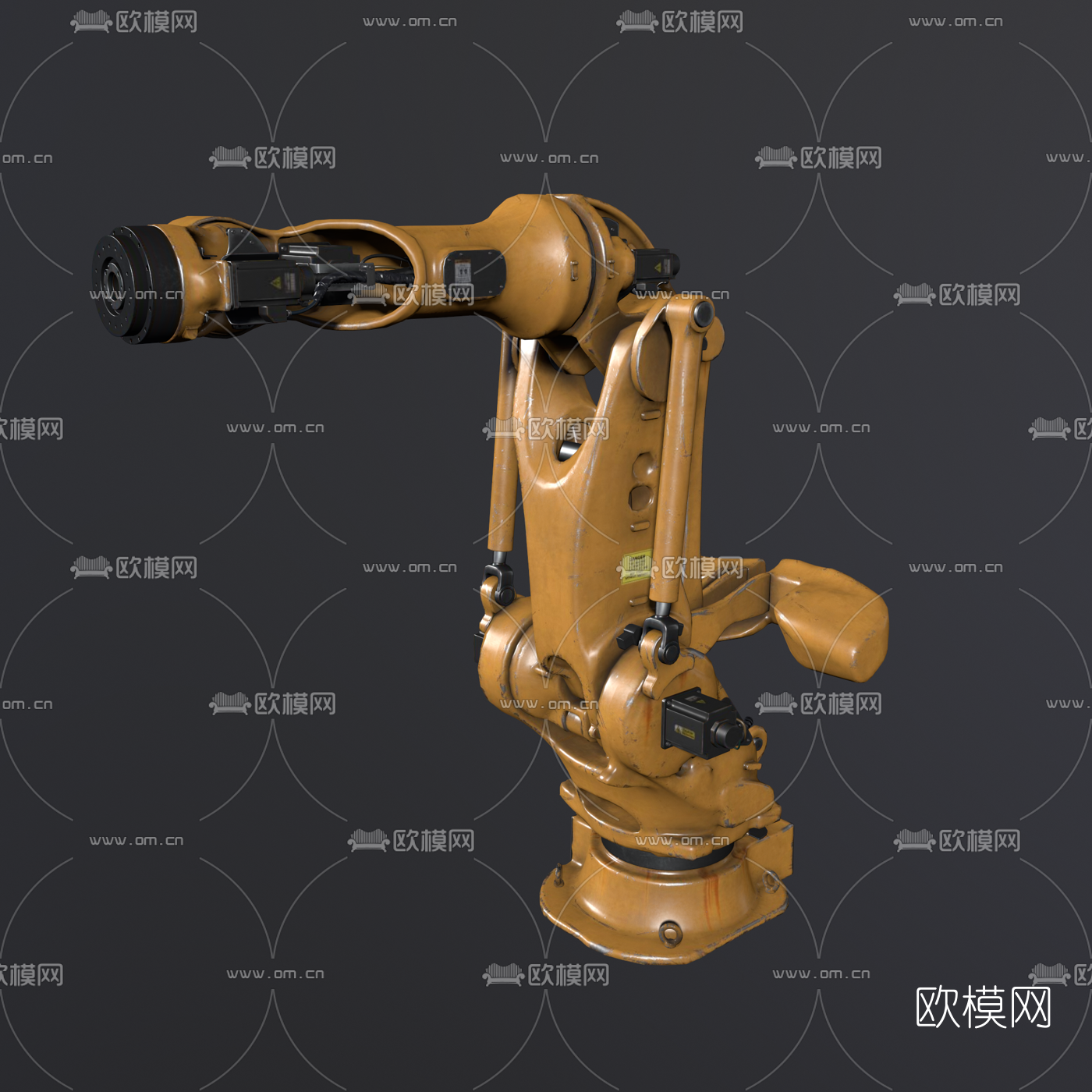 现代机械臂3d模型下载（渲染图5）