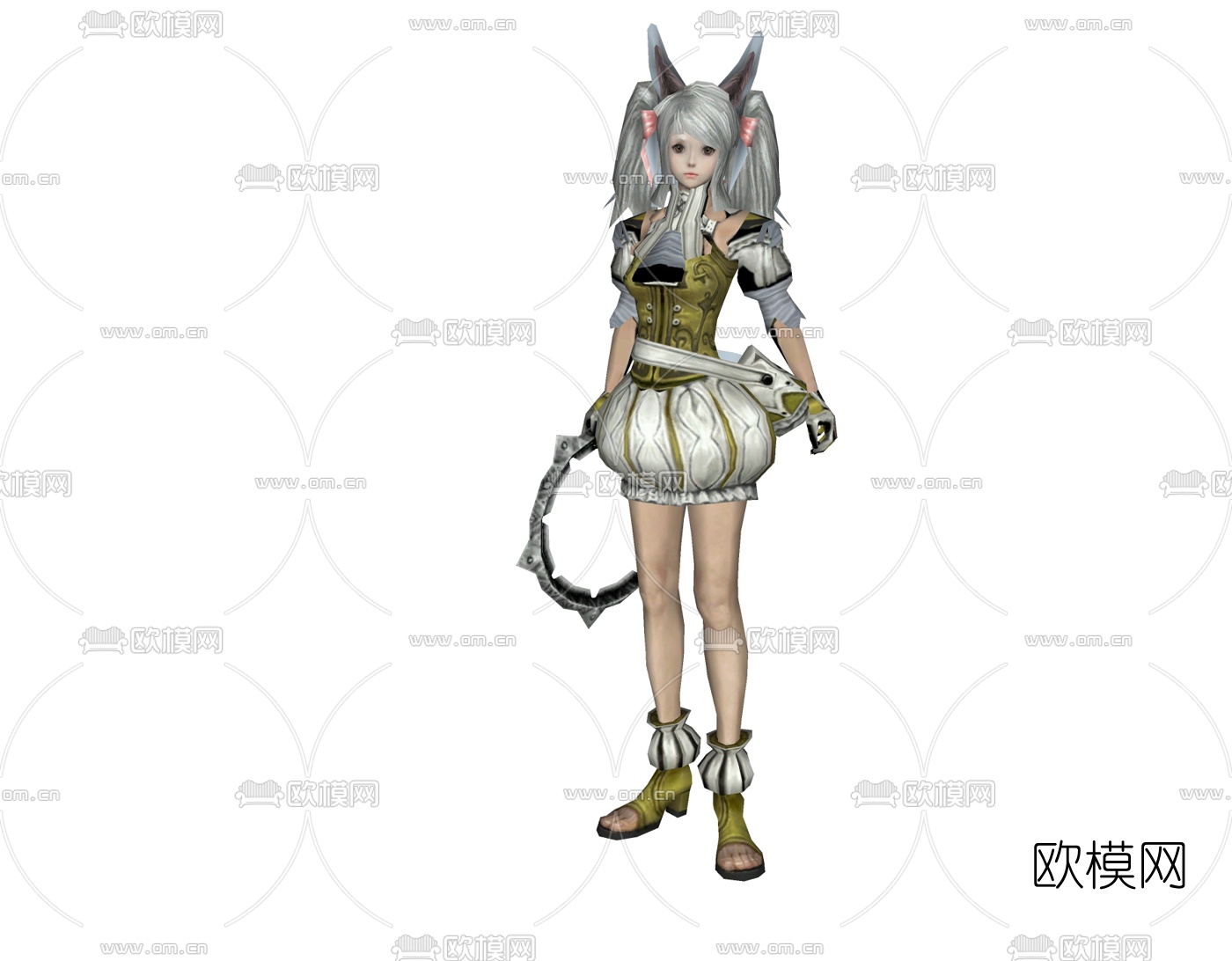 现代游戏人物免费su模型下载