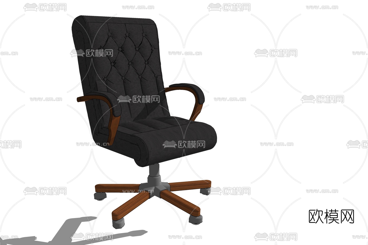 现代办公椅免费su模型下载