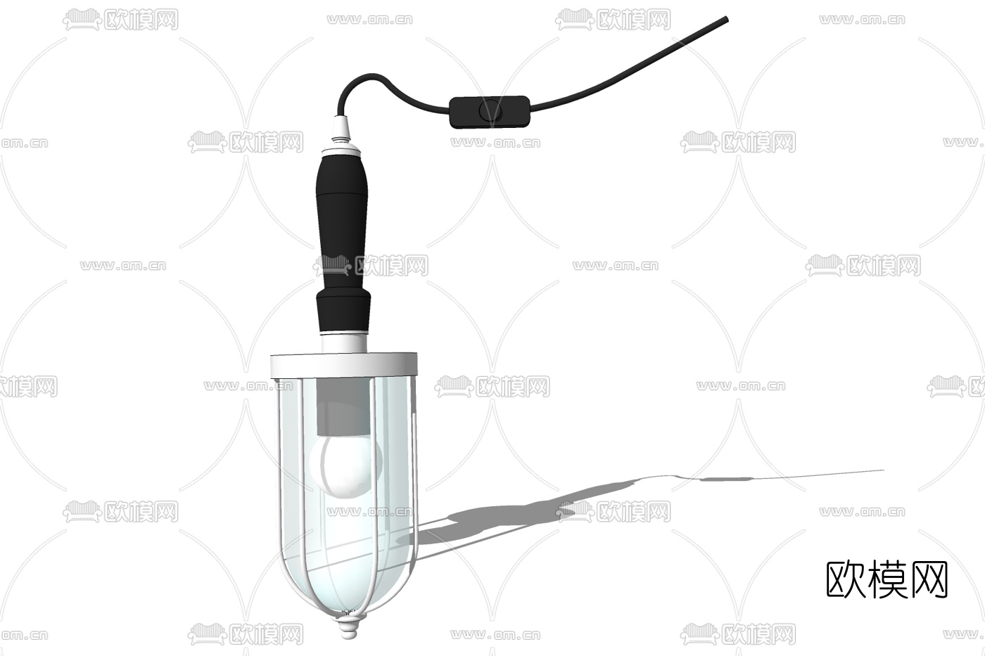 欧式金属壁灯免费su模型下载
