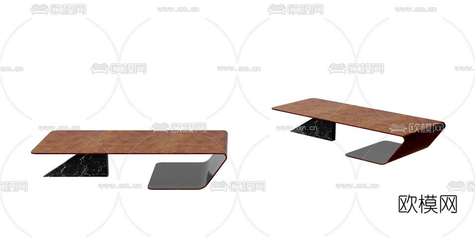 现代轻奢茶几3d模型下载(渲染图3)