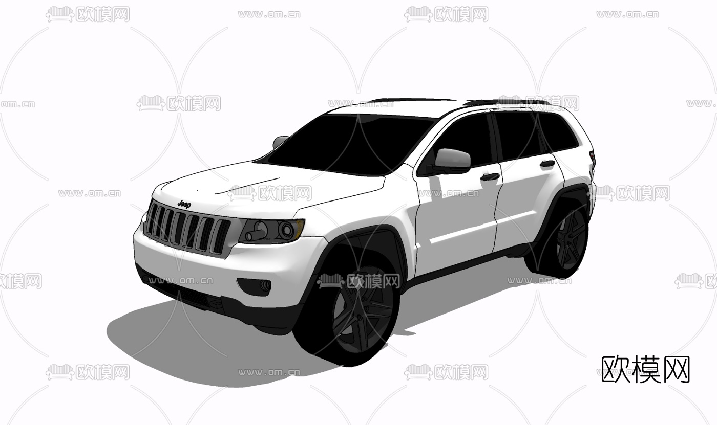 现代汽车免费su模型下载