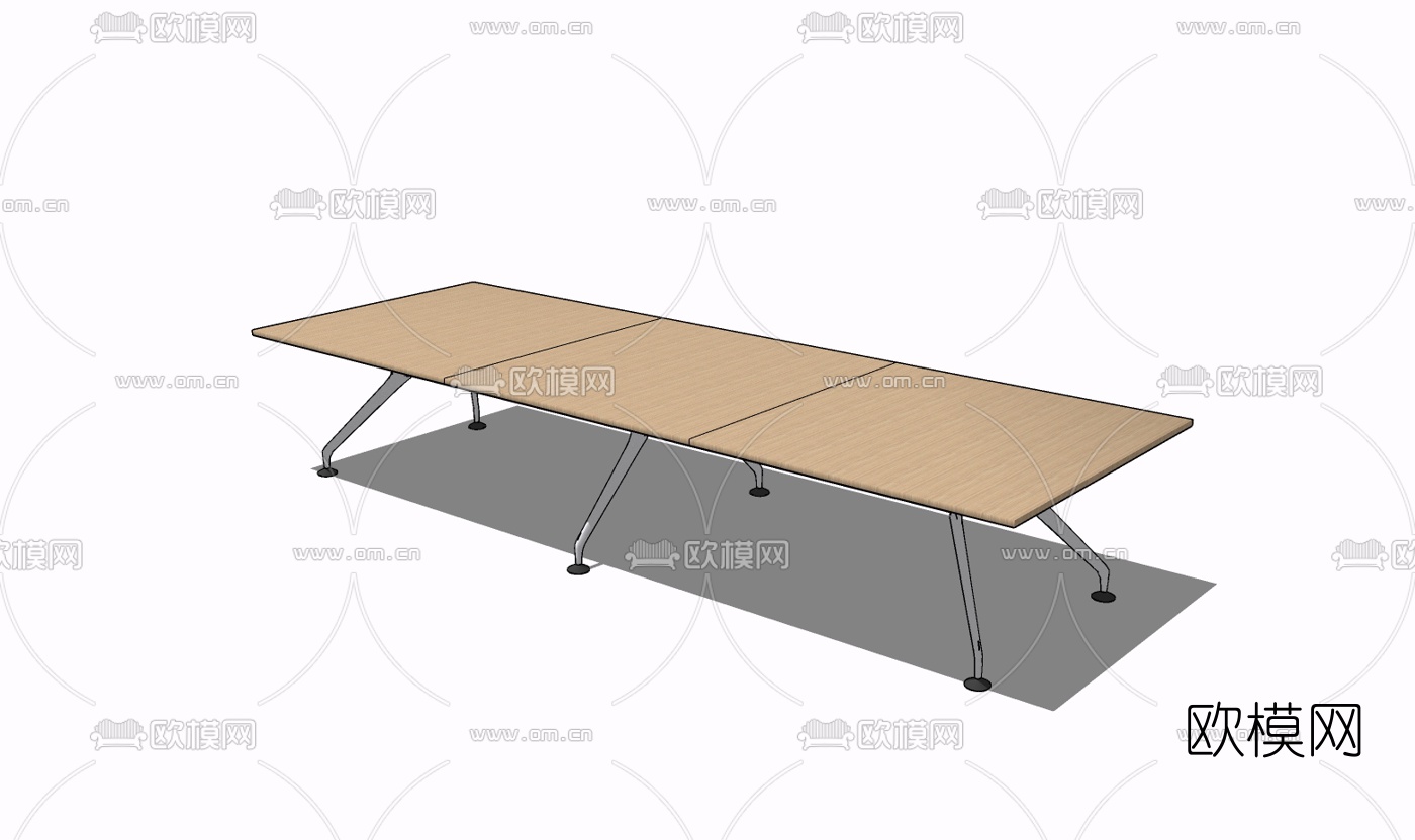 现代会议台免费su模型下载