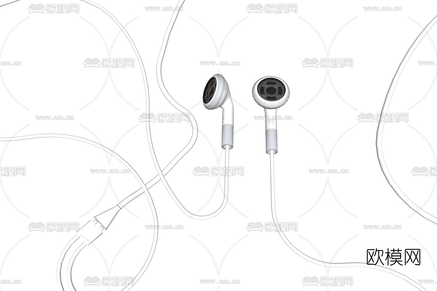 现代耳机免费su模型下载