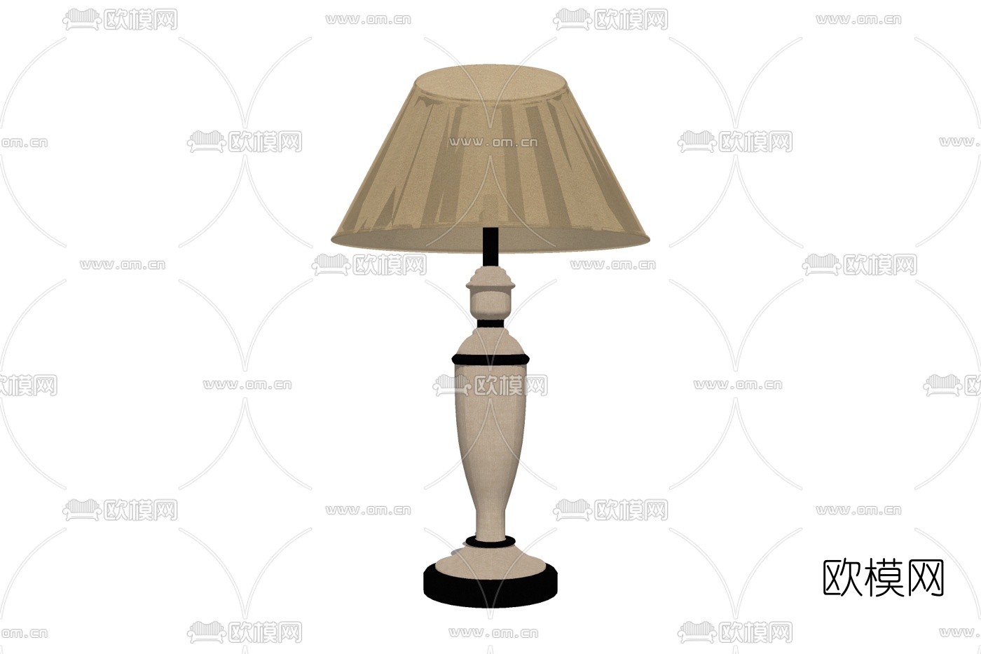 简欧台灯免费su模型下载