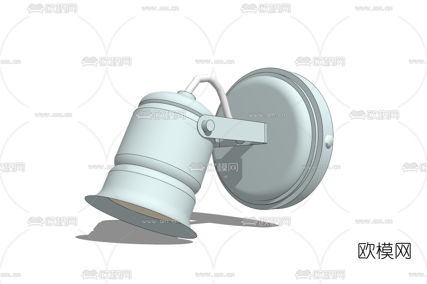 现代壁灯免费su模型下载