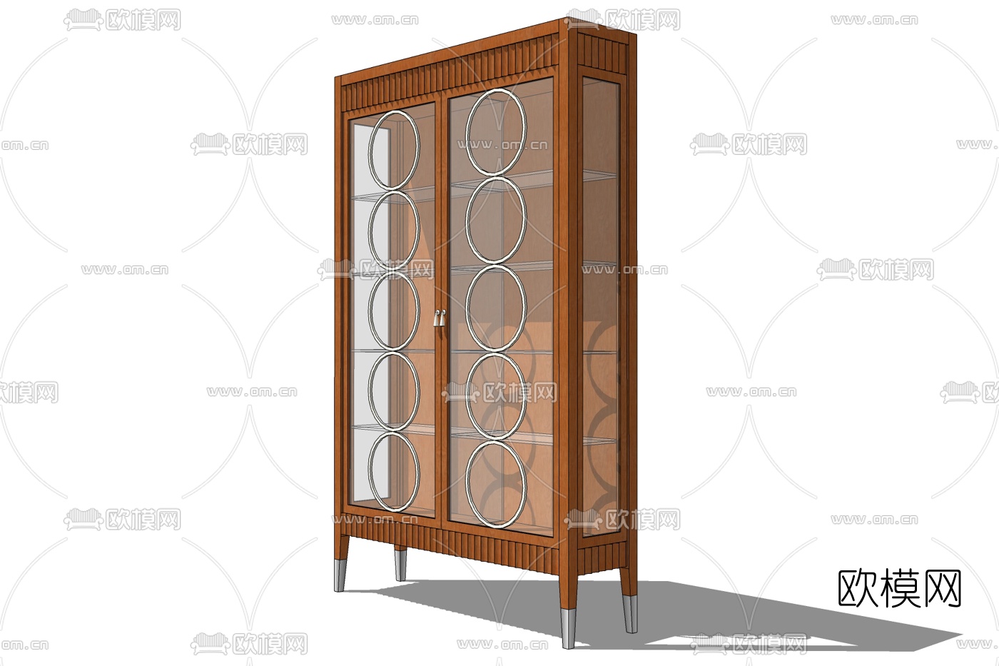简欧酒柜免费su模型下载