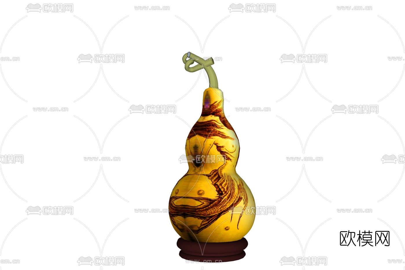现代葫芦器皿免费su模型下载