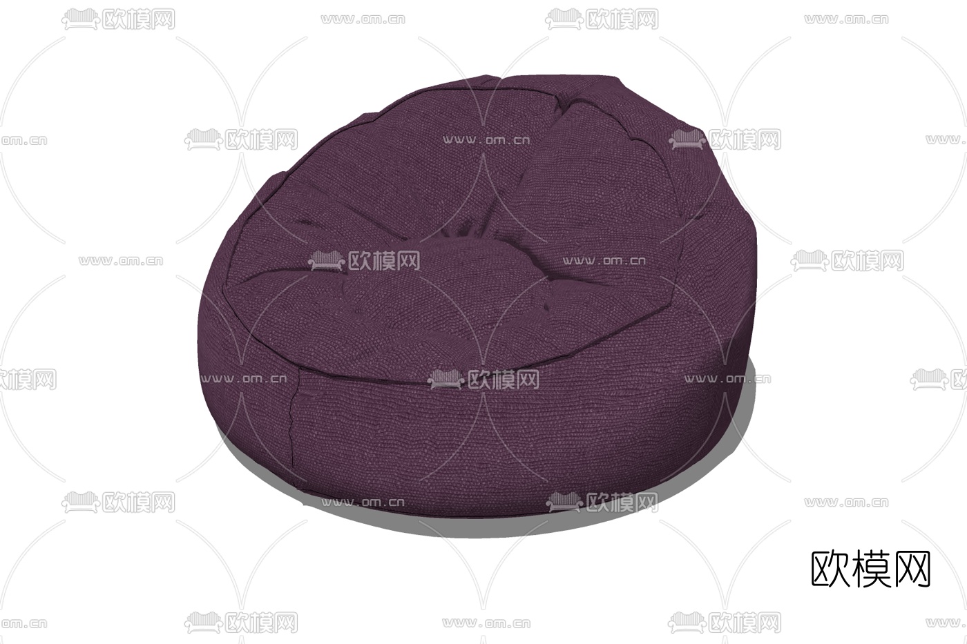 现代懒人沙发免费su模型下载
