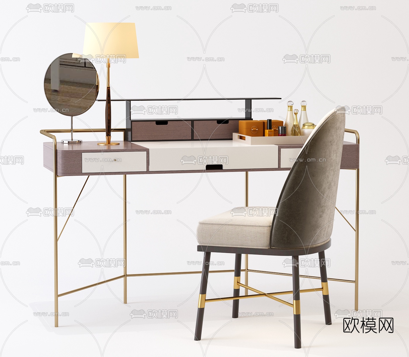 后现代梳妆台3d模型