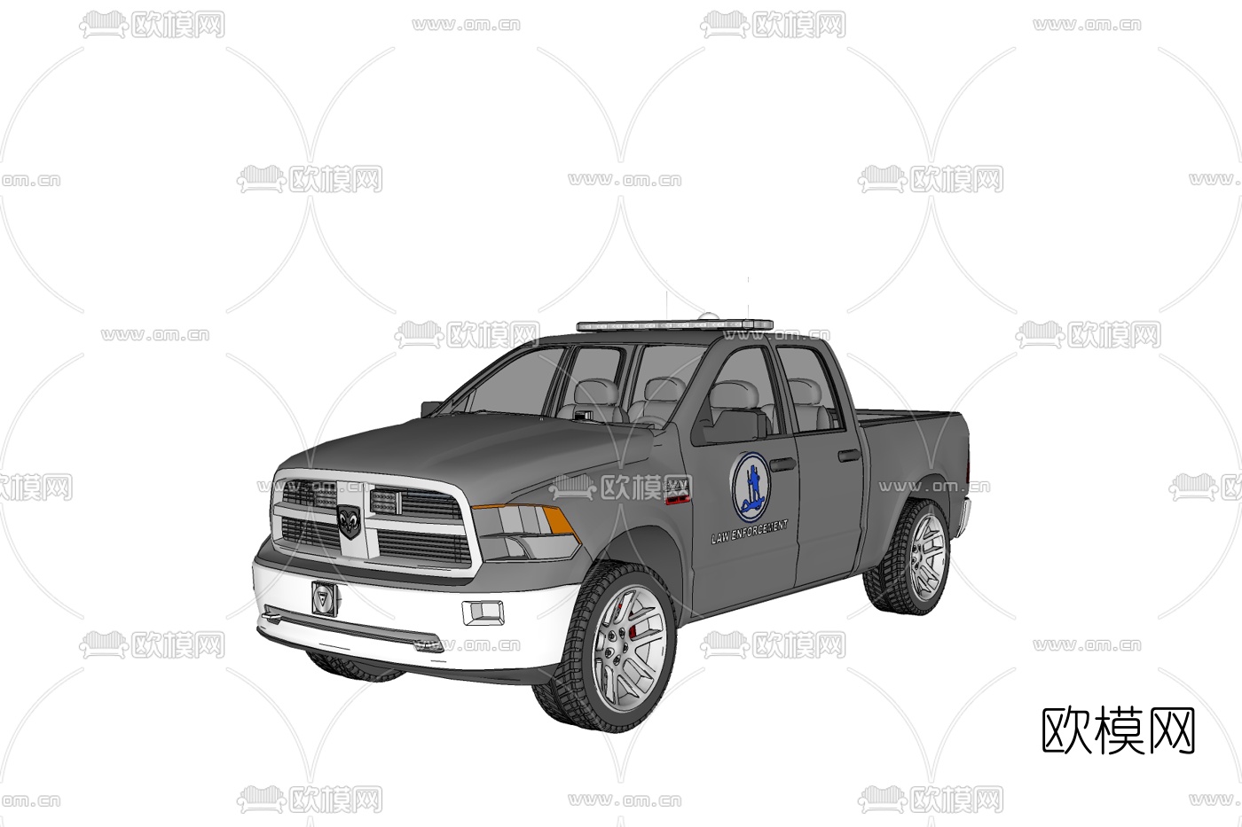 现代运输车免费su模型下载