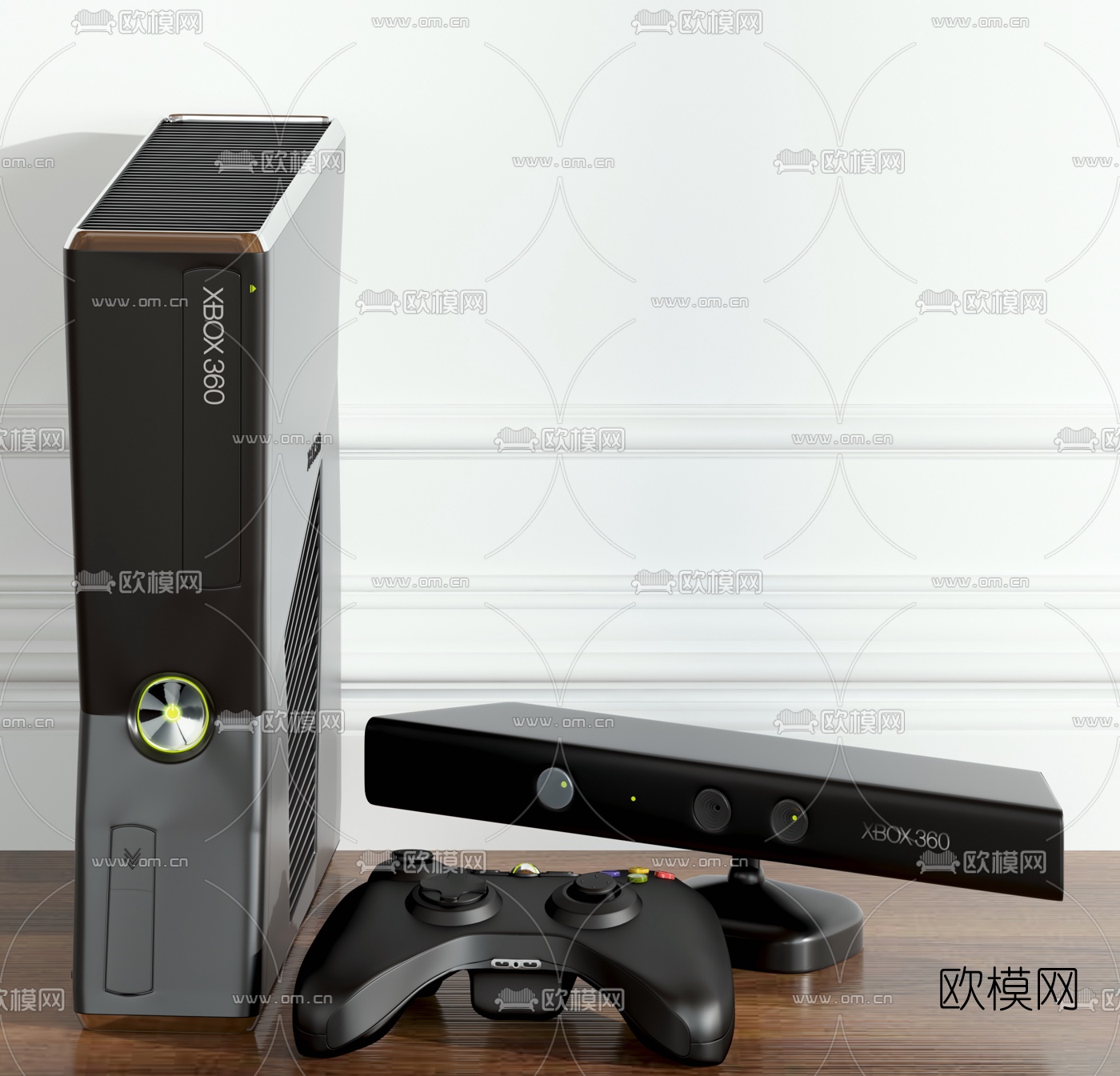 现代家电脑游戏机3d模型