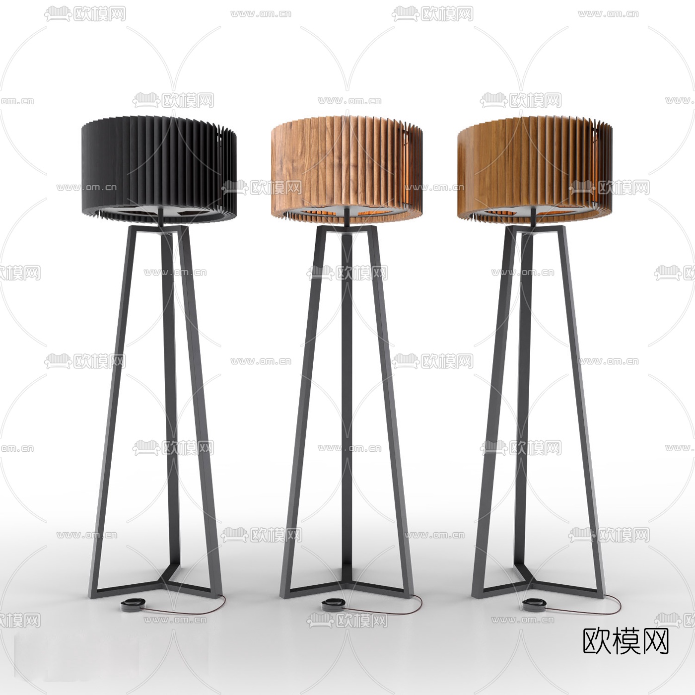 现代简易落地灯3d模型下载_ID10377321_3dmax免费模型-欧模网