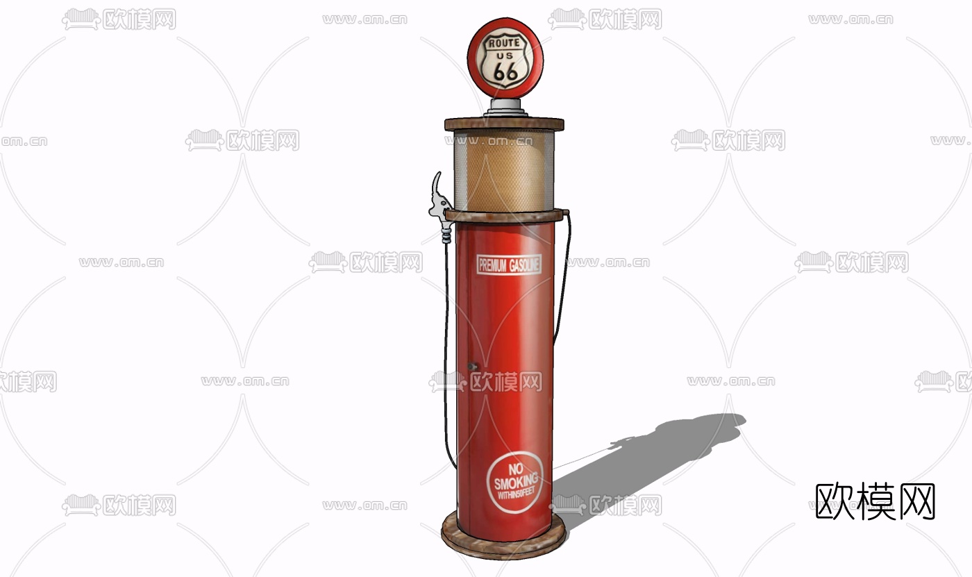 现代灭火器免费su模型下载