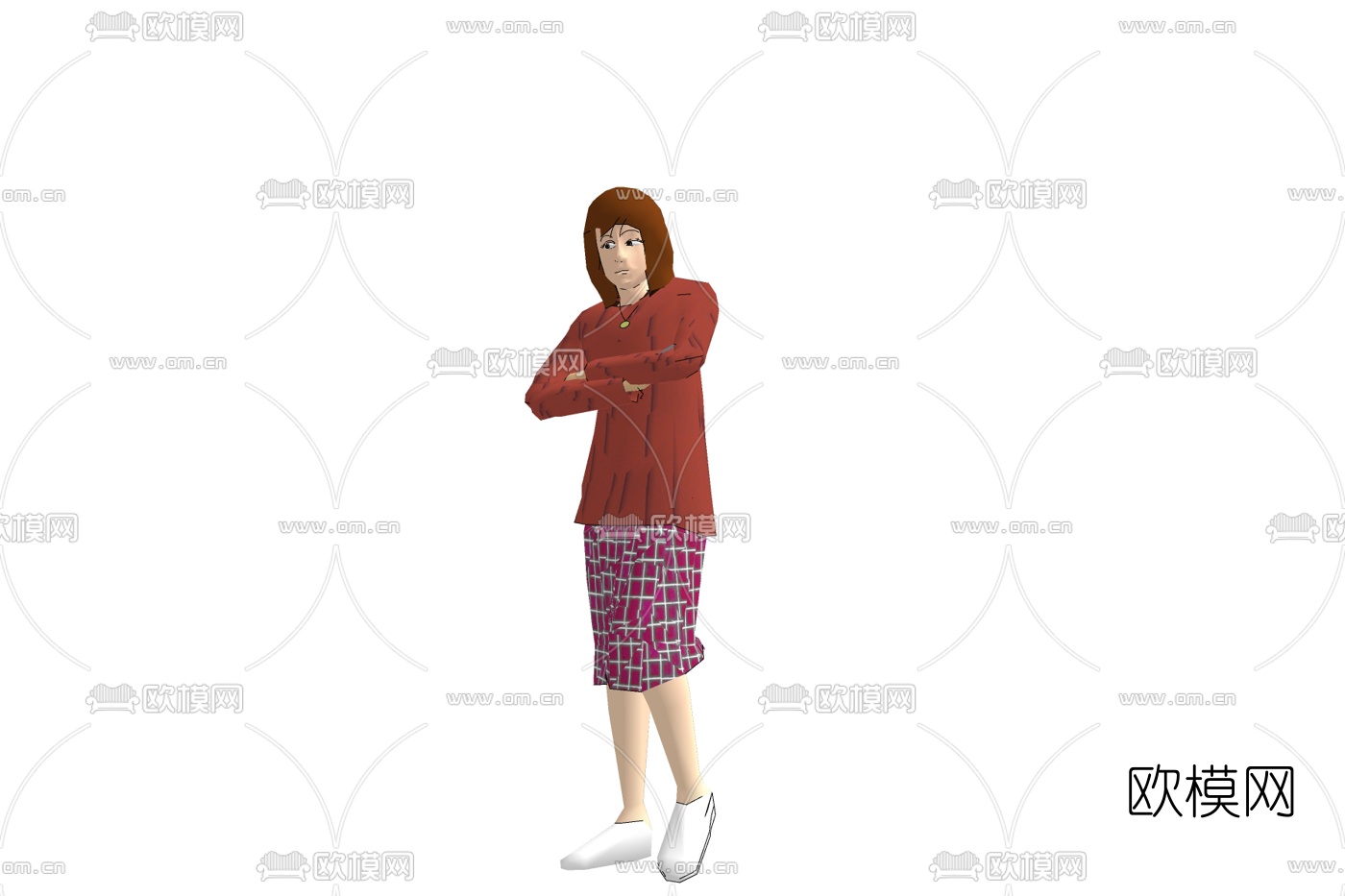 现代女士免费su模型
