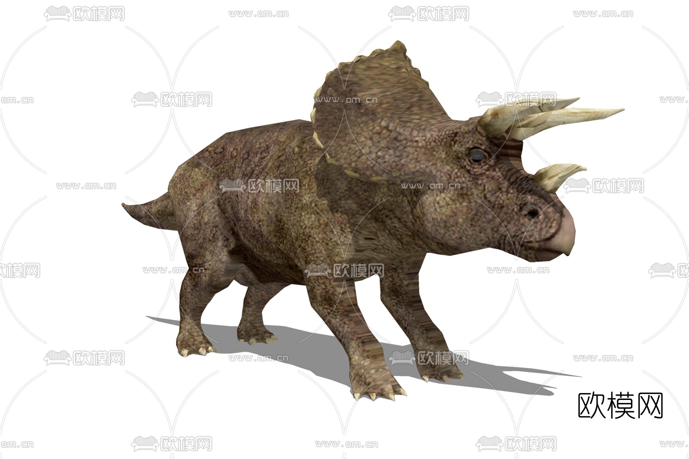 现代三角龙免费su模型下载