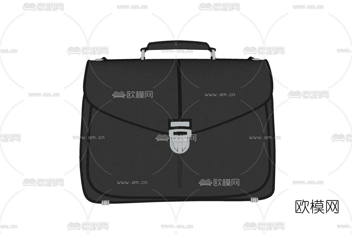 现代皮革手提包免费su模型